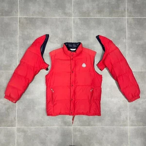 Vintage Moncler Grenoble Puffer Down Vest Jacket Size 4 (L) - Picture 1 of 24