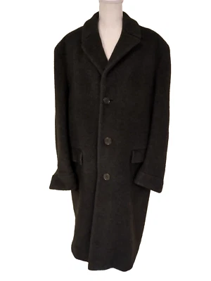 Rare Vintage 40's P.W. Birchward & Co Tailors Custom Made Thick Wool Overcoat L? - Image 1 of 4