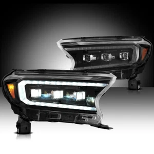 Faros proyectores LED indicadores secuenciales luces delanteras para Ford Ranger 16-21 - Imagen 1 de 13