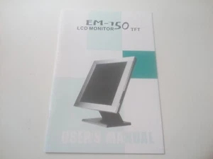 EM-150 LCD Monitor TFT User's Guide computer - Picture 1 of 1