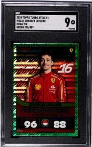 Charles Leclerc 2024 Topps Turbo Attax F1 MGA11 Mega Tin Green 295/499 - Picture 1 of 2
