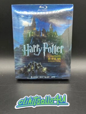 HARRY POTTER COMPLETE 8-FILM COLLECTION BLU-RAY BOX SET FACTORY SEAL (DRP010853) - Image 1 of 4