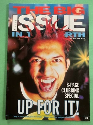 BIG ISSUE 3-July-2000 CLUBBING Judge Jules DJ Rob Tissera Sambangra Frank Budgen - Image 1 of 2