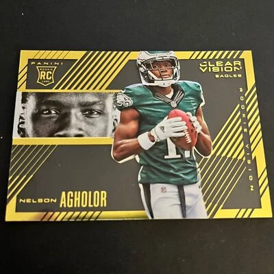2015 Panini Clear Vision Rookie Gold Nelson Agholor /10 Philadelphia Eagles - Image 1 of 2