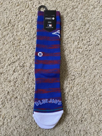 2023 Toronto Blue Jays BP TOR Jersey Stance MLB Baseball Socks Large Men's 9-13 Cover