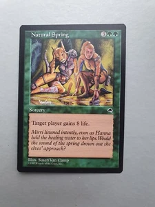 Natural Spring, MTG Tempest (1997), Common Green Sorcery VNM - Picture 1 of 2