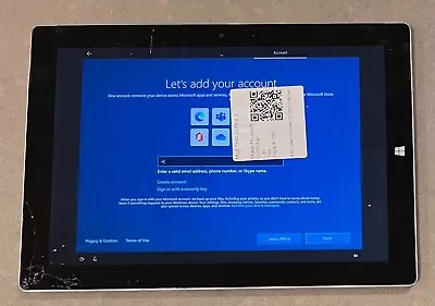 Damaged Microsoft Surface 3 (1645)  128GB 10.8" 4GB RAM Wi-Fi - Image 1 of 4