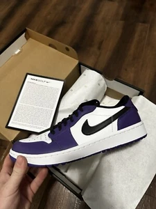Size 9 - Air Jordan 1 Golf Low Court Purple - Picture 1 of 1