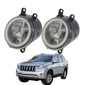 LED Fog Light + Angel Eye Rings Daytime Running Lights DRL Fit For Toyota Kakadu - Imagen 1 de 9