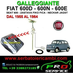 Galleggiante Benzina per serbatoio Fiat  seicento 600 D - E SEAT 600 fiko fika  - Imagen 1 de 1