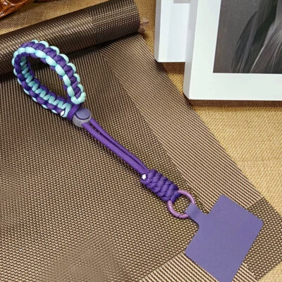 Cordón para teléfono móvil tejido a mano correa gruesa para muñeca teléfono correa anti-perdida Foto 1 de 4
