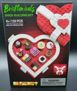 Brickcraft Bricktanicals CUORE❤Scatola di Cioccolatini a Forma di "Scatola di Cioccolatini🍫" Set di Costruzioni - Nuovo - Foto 1 di 24