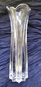 Mikasa Clear Crystal 8” Bud Vase Made in Germany - Picture 1 of 10