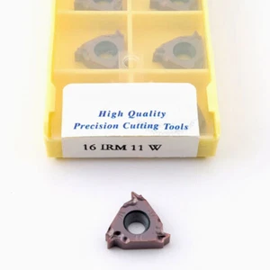10P 16IRM 11W CNC Indexable Carbide Threading Insert 16 IRM For Stainless Steel - Picture 1 of 4