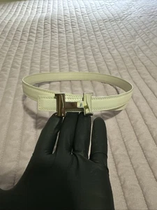 Hermés Constance Belt 60 Women’s Rare Off White Color With Authenticity !🌟 - Picture 1 of 24