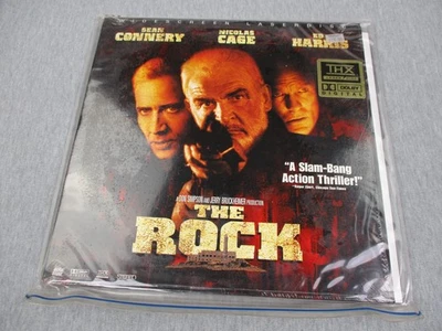 Vintage The Rock LaserDisc 1996 Sean Connery Nicolas Cage THX Dolby Digital - Image 1 of 4