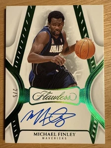 2024/25 Panini Flawless Michael Finley Emerald 2/5 Dallas Mavs - Bild 1 von 2