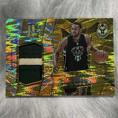 Jabari Parker 2015 Panini Spectra Franchise Fabrics Gold Prizm Patch #’d /10  - Image 1 of 2
