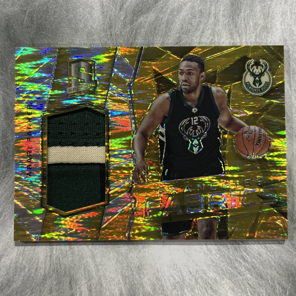 Parche Jabari Parker 2015 Panini Spectra Franchise Telas Gold Prizm #’d/10  Foto 1 de 2