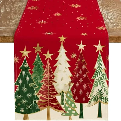 TOP EASTER - SPRING - SUMMER - 1 TABLE RUNNER - COLOURFUL TULIPS 180 X 33 CM - - Image 1 of 3