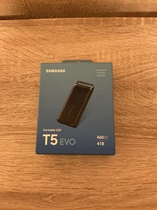 SAMSUNG PSSD T5 EVO Festplatte, 4 TB SSD, extern, Grau - Bild 1 von 6