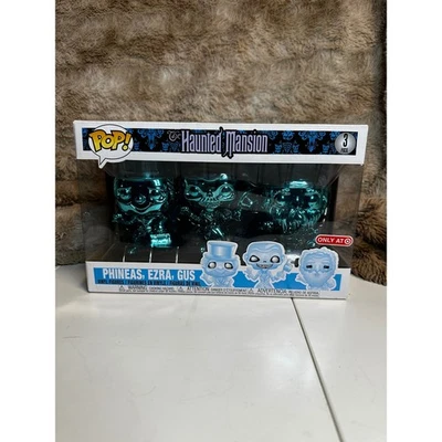 FUNKO HAUNTED MANSION PHINEAS EZRA GUS 3 包 TARGET 独家 HITCHHIKING GHOST — 第 1/4 张图片