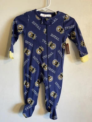 Цельный наряд Kidgets для мальчиков размер 3-6 месяцев синий, лев - Изображение 1 из 4