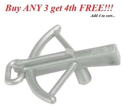 ☀️NUEVO Lego Arma Perla Gris Claro Ballesta Minifigura Castillo Reinos Caballero Arco Foto 1 de 3