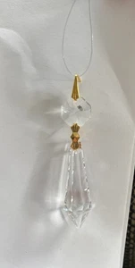 180 PCS Swarovski Spectra Crystal 8621-38MM (1 1/2") Brass Pins with top bead - Picture 1 of 7