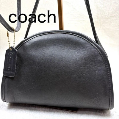 Bolso de Hombro Coach Vintage Media Luna Raro Usado Un Estado Hecho en EE. UU. Foto 1 de 4