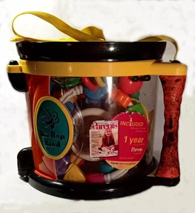 Padres Bee Bop Banda Batería de Música con 12 Agitadores de Sonido de Mano Familia Vacaciones Diversión - Imagen 1 de 9