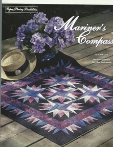 H0312 MARINER'S COMPASS MINI QUILT MUSTER/ANLEITUNG - Bild 1 von 2