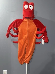 Nuevo Con Etiquetas Disney Store Deluxe Sirenita Sebastián Disfraz Talla XS - Imagen 1 de 9