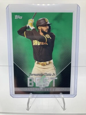2022 Topps X Wander Franco - Best & Brightest Fernando Tatís Jr. #10 Green /99 - Image 1 of 4
