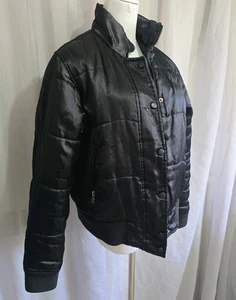 Rocawear Women's Jacket s.L Vintage Y2k Black Quilted Puffer Hip Hop * - Picture 1 of 9