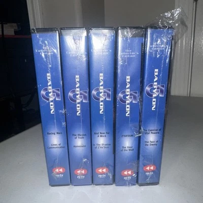 BABYLON 5 “THE COLLECTOR’S EDITION” 5-VHS Lot Brand New  - Image 1 of 4