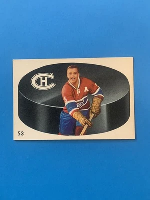 62/63 Parkhurst #53 Bernie "Boom Boom" Geoffrion Montreal Canadiens Salón de la fama casi nuevo-como nuevo Foto 1 de 2