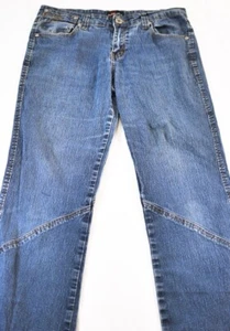 women's Charlotte junior jeans size 13/14 blue denim five pockets cotton blend - Picture 1 of 7
