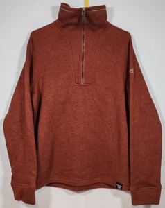 Craghoppers Wole Half Zip High Collar jumper M Red pre owned good cond see pics - Picture 1 of 18