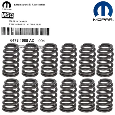 (12) ENGINE VALVE SPRINGS TOWN & COUNTRY GRAND CARAVAN WRANGLER OEM MOPAR NEW - Image 1 of 3