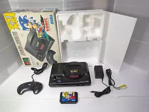 SEGA Mega Drive Plus 1 Sonic Console 16BIT Console Japan Box - Picture 1 of 24