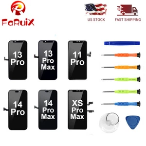 For iPhone 14 13 11 PRO XS MAX LCD Screen 3D Touch Assembly Replacement /Tools - Picture 1 of 25