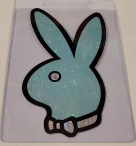 PLAYBOY BUNNY Glitzer 80er Prisma AUTOMAT STICKER KARTE gestanzt HOT WOMEN - Bild 1 von 3