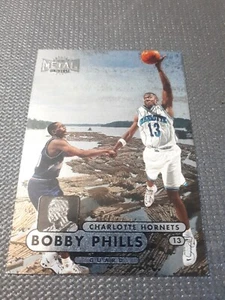 NBA 1997-98 Metal Univers Championship/Bobby Phills/Hornets Basketball no92 Holo - Picture 1 of 3
