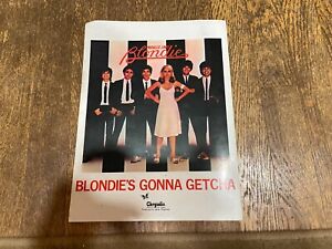 Blondie 1979 Parallel Lines Concert Tour Program Book Debbie Harry Vintage
