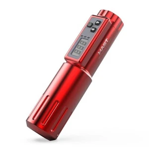Dragonhawk Mast Saber Wireless Tattoo Machine Wqp-008 Red - Picture 1 of 1