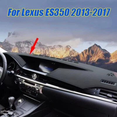 Leather Dashboard Dash Cover Protector Pad Mat Black For Lexus ES350 2013-2017 Foto 1 de 4