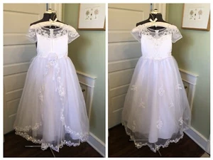 Cherie by Mon Cherie Girl's First Communion, Flower Girl or Pageant Dress, Sz 7 - Picture 1 of 9