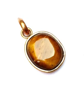 Colgante de piedra de ojo de tigre de piedras preciosas naturales 200% real c... - Imagen 1 de 1