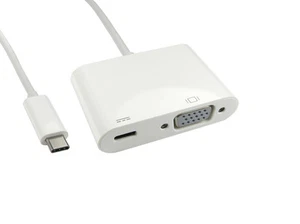 USB 3C TO VGA 1920x1200 / 2048x1152 ADAPTER FOR PRIMARY EXTENDED MIRROR DISPLAYS - Picture 1 of 1